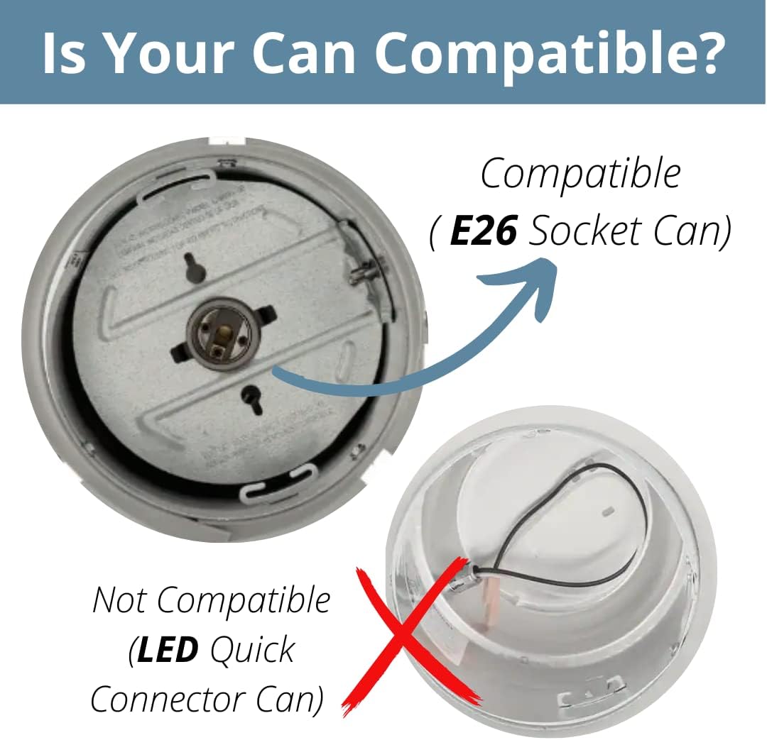 Small 11 inch 3-Tier Bamboo Shade w/ Brushed Bronze Recessed Can Conversion Kit