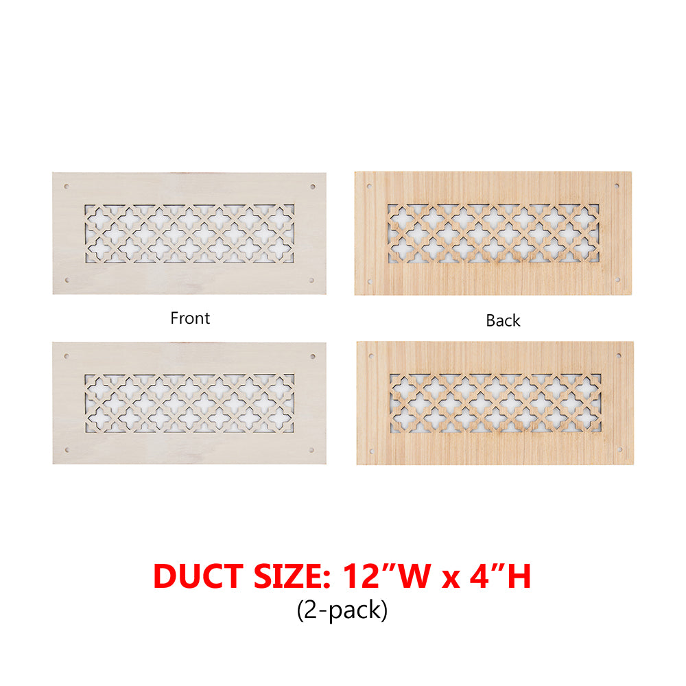 #Duct Size_12" Wide x 4" Tall (2-pack)