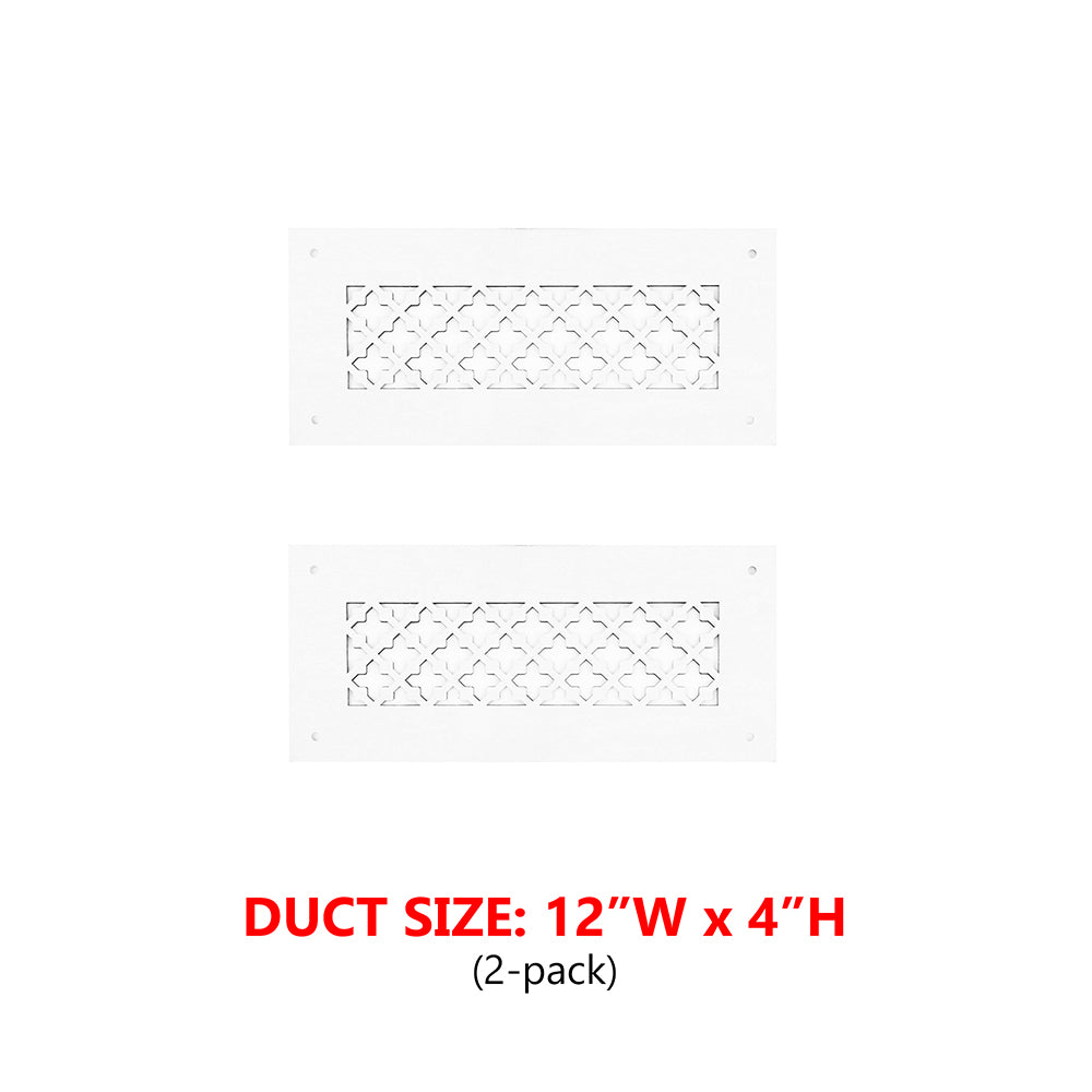 #Duct Size_12" Wide x 4" Tall (2-pack)