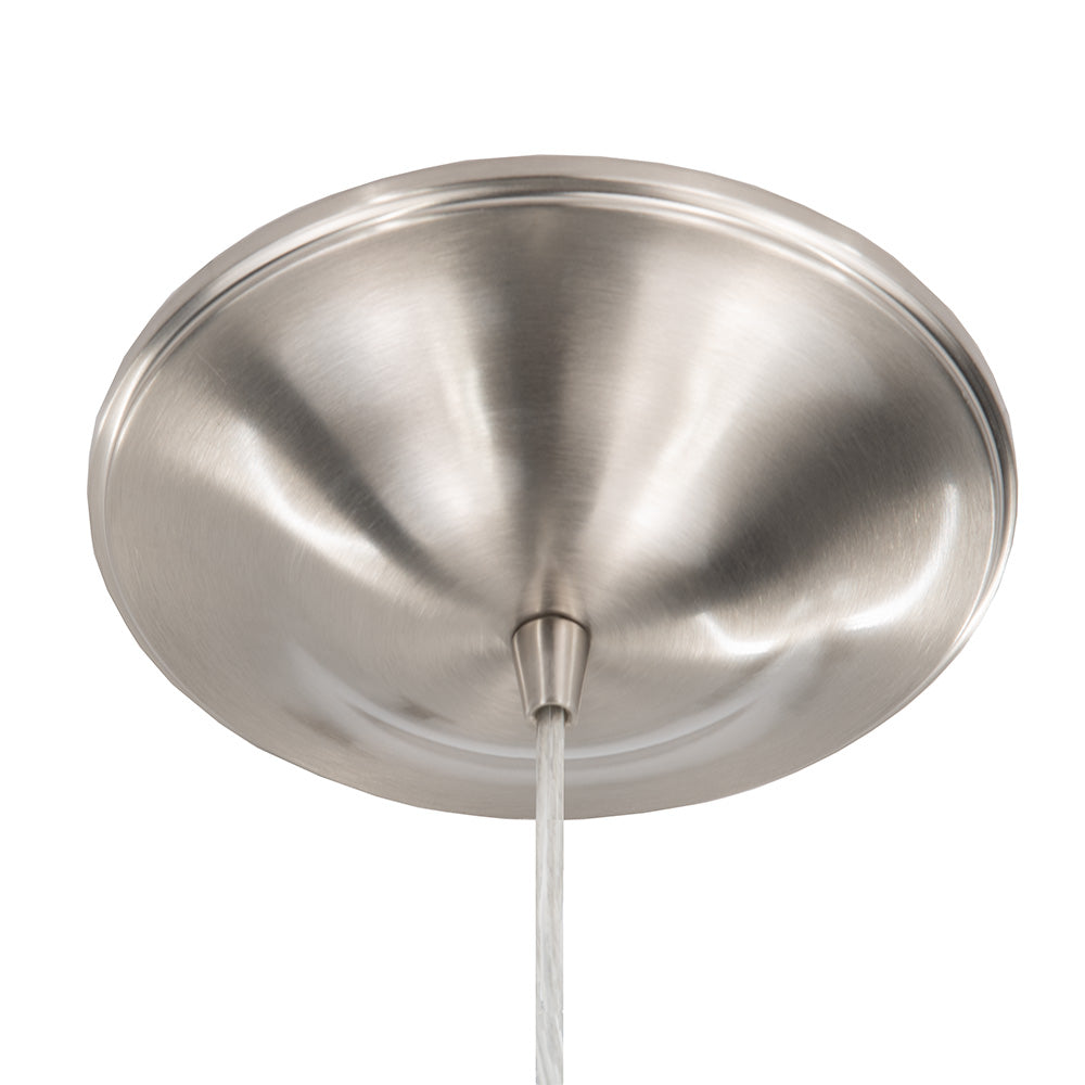 Instant Pendant Recessed Can Conversion Kit - Brushed Nickel Adapter Only