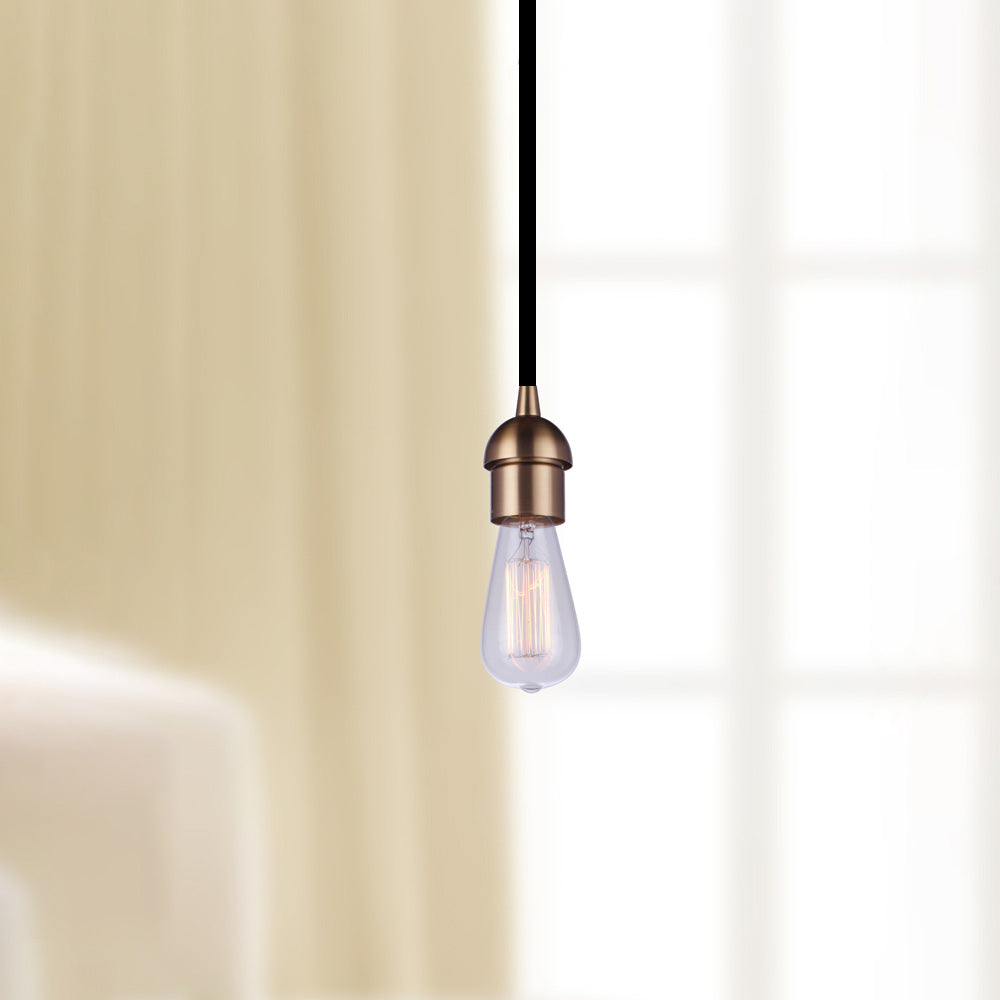 Instant Pendant Recessed Can Conversion Kit - Satin Brass Adapter Only