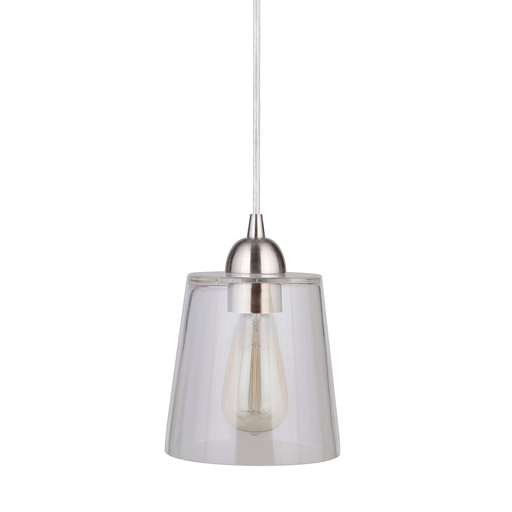 Instant Pendant Recessed Can Conversion Kit - Brushed Nickel Adapter Only