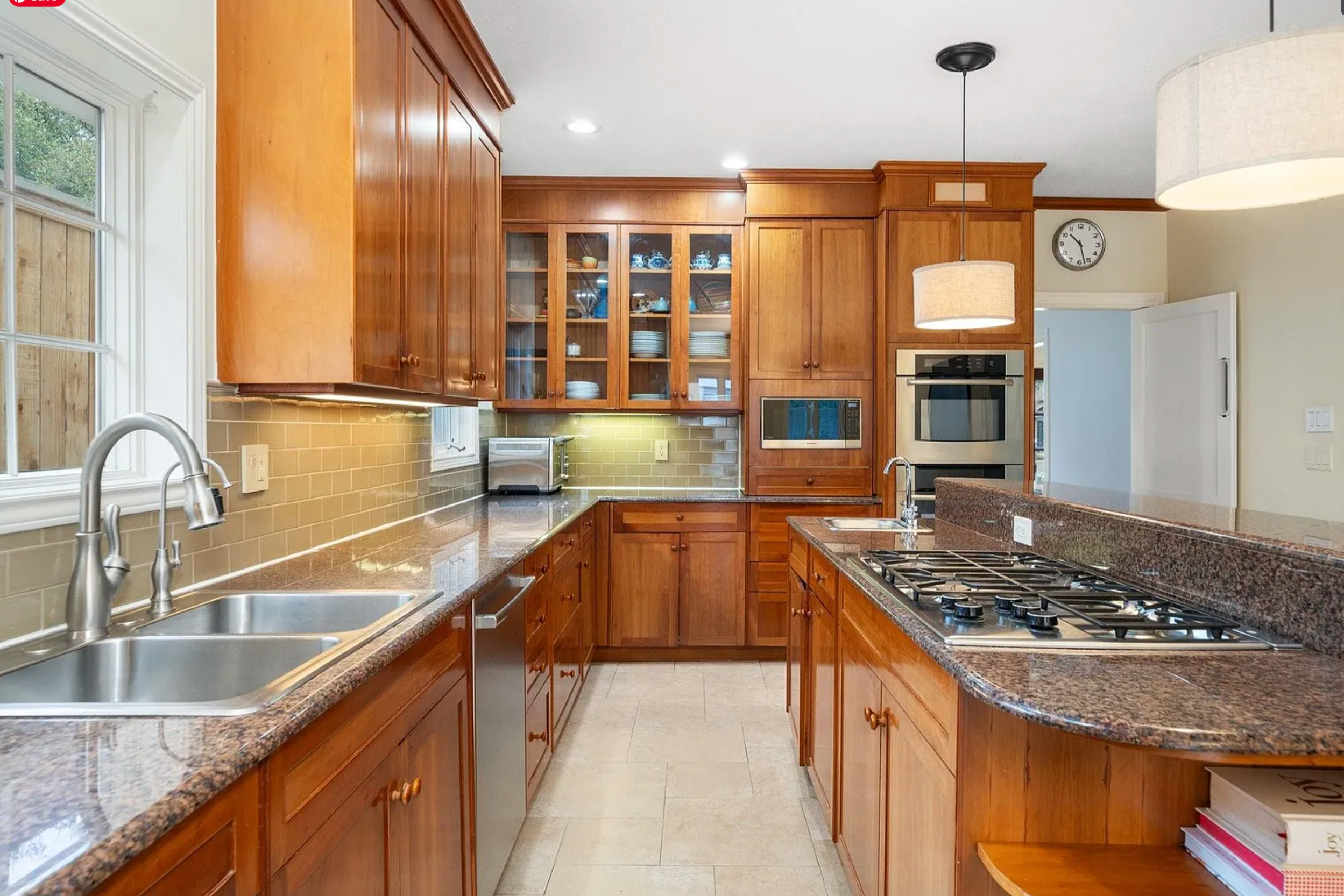 Lifestyle photo of model PBN-3729-0011, Brushed Bronze 10" Linen Drum Shade Instant Pendant Light