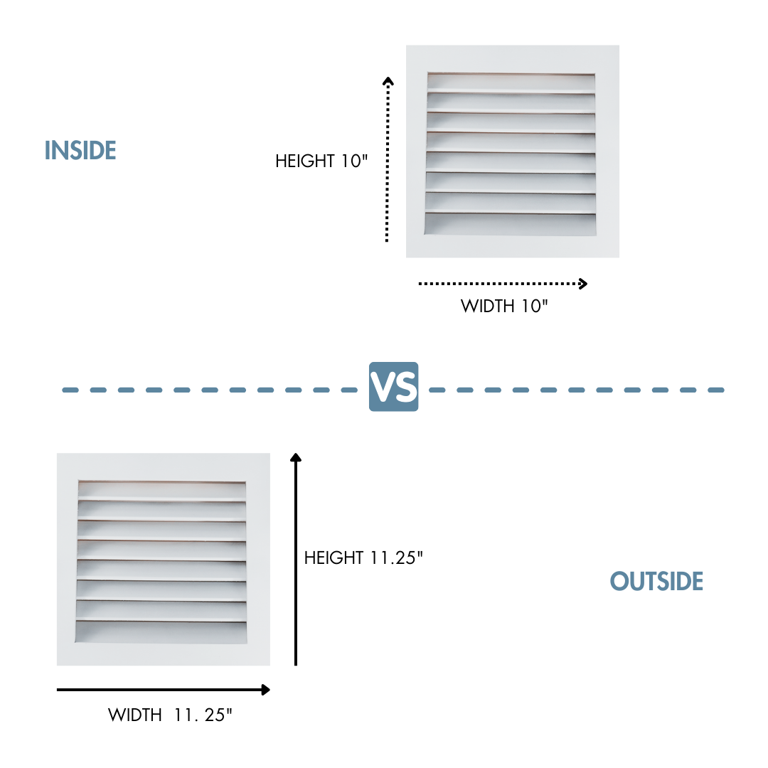 #Find Your Size: Width and Height:
_INSIDE: 10"x 10" / OUTSIDE: 11.25” x 11.25”