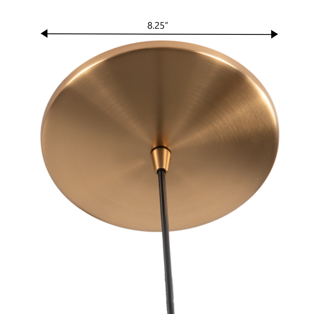 Instant Pendant Recessed Can Conversion Kit - Satin Brass Adapter Only