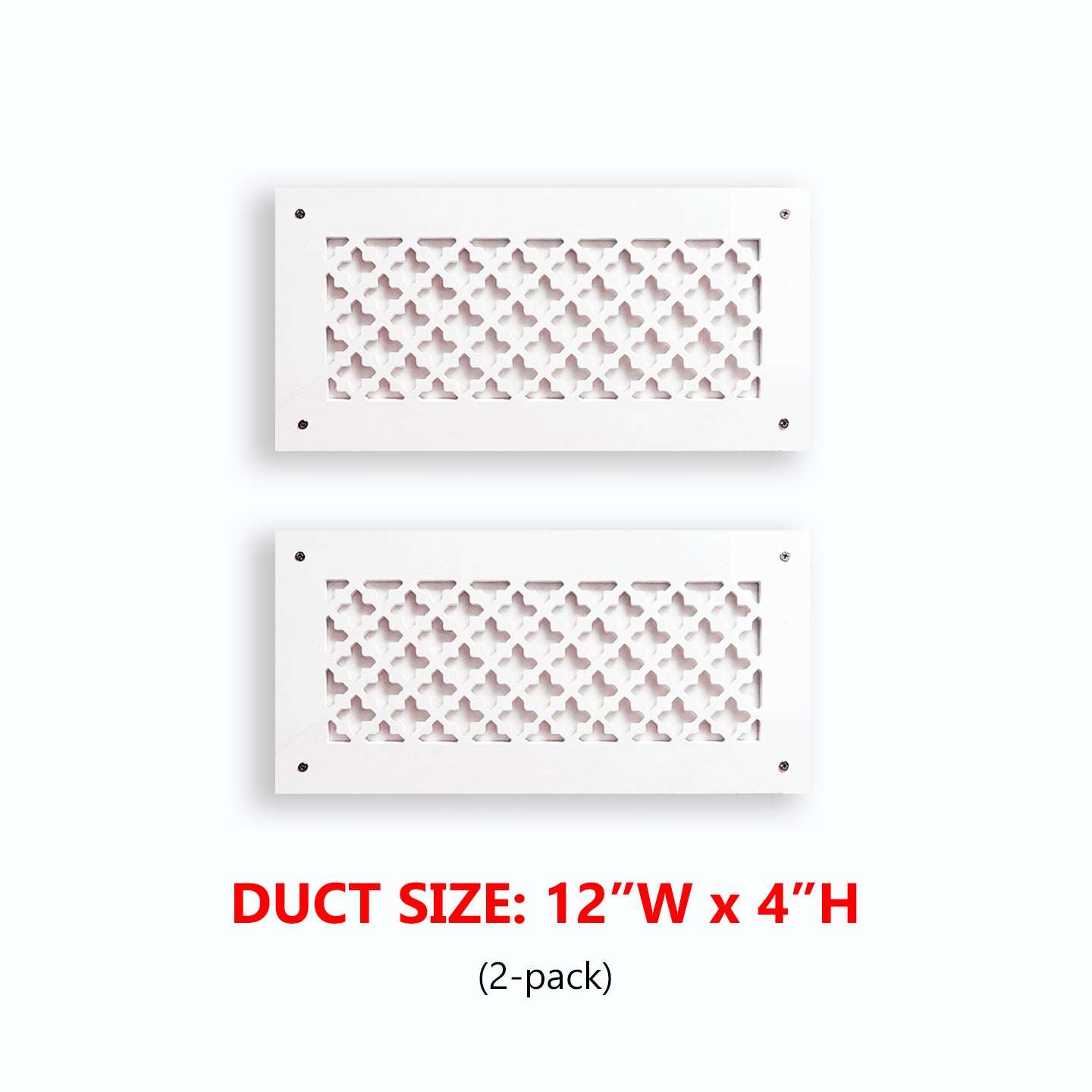 #Duct Size_12" Wide x 4" Tall (2-pack)