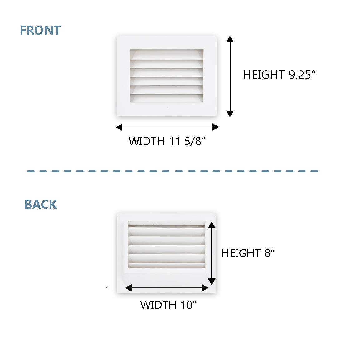 #Find Your Size: Width and Height:
_INSIDE: 10"x 8" / OUTSIDE:  11 5/8” x 9.25”