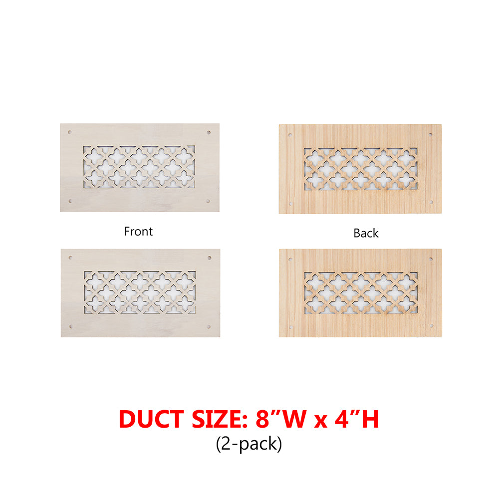 #Duct Size_8" Wide x 4" Tall (2-pack)