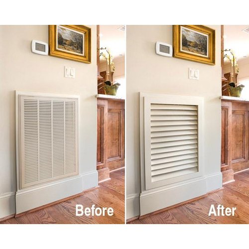 decorative wall wood vent covers for return air