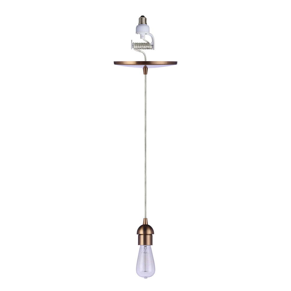 NEW Satin Brass Instant Pendant Adapter