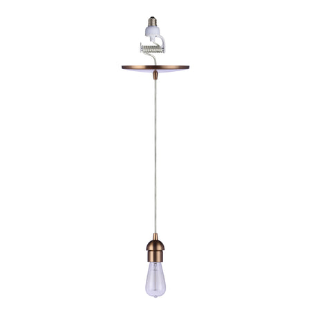 NEW Satin Brass Instant Pendant Adapter