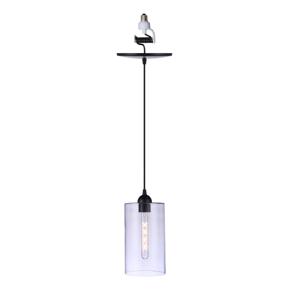 Clear Cylinder Instant Pendant Conversion Kit