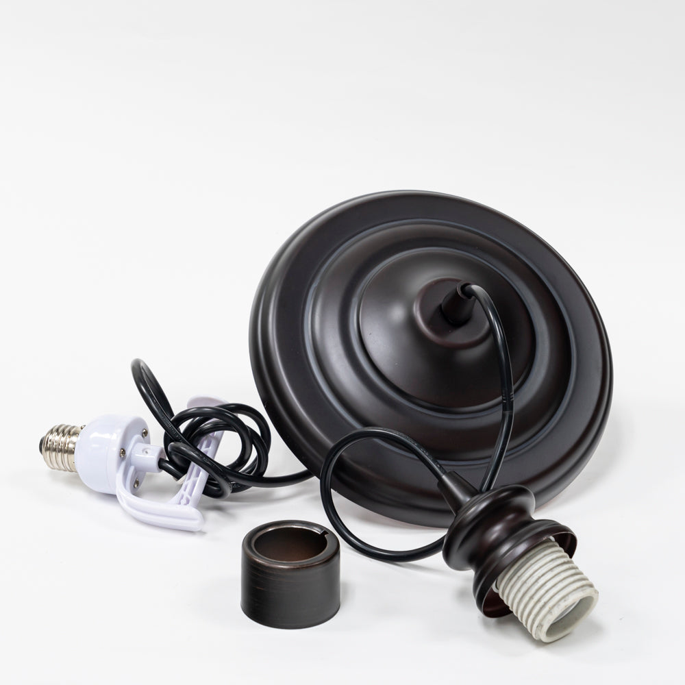 Instant Pendant Recessed Light Converter - Brushed Bronze Adapter only PBA-0011 - Worth Home Products