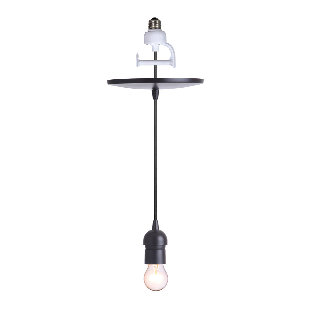 Instant Pendant Conversion Light Kit Adapter Matte Black Worth Home