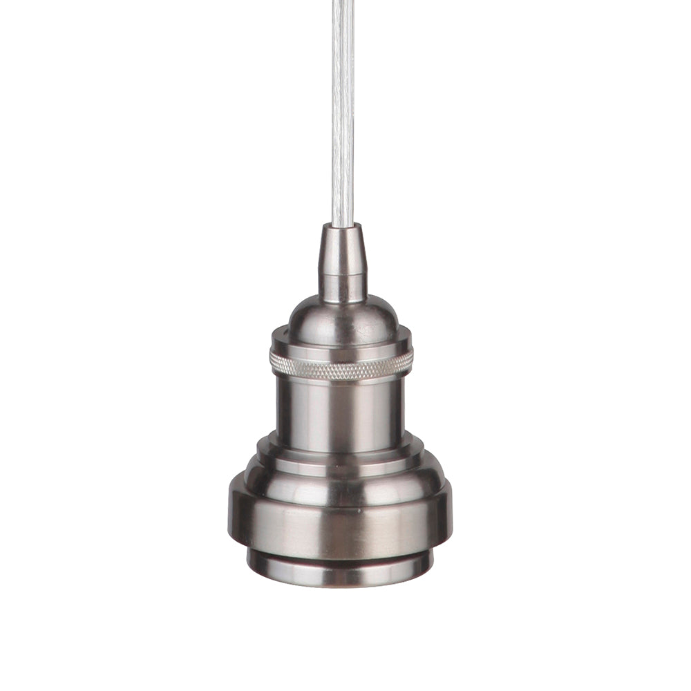 Instant Pendant Recessed Light Conversion - Brushed Nickel Vintage Adapter only PBA-8202 - Worth Home Products