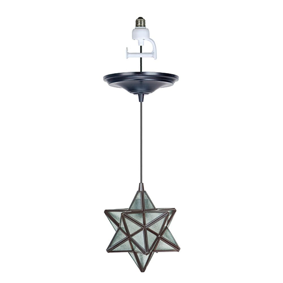 PKN-4724 - Worth Home Products - Bronze Moravian Star Instant Pendant Recessed Can Light